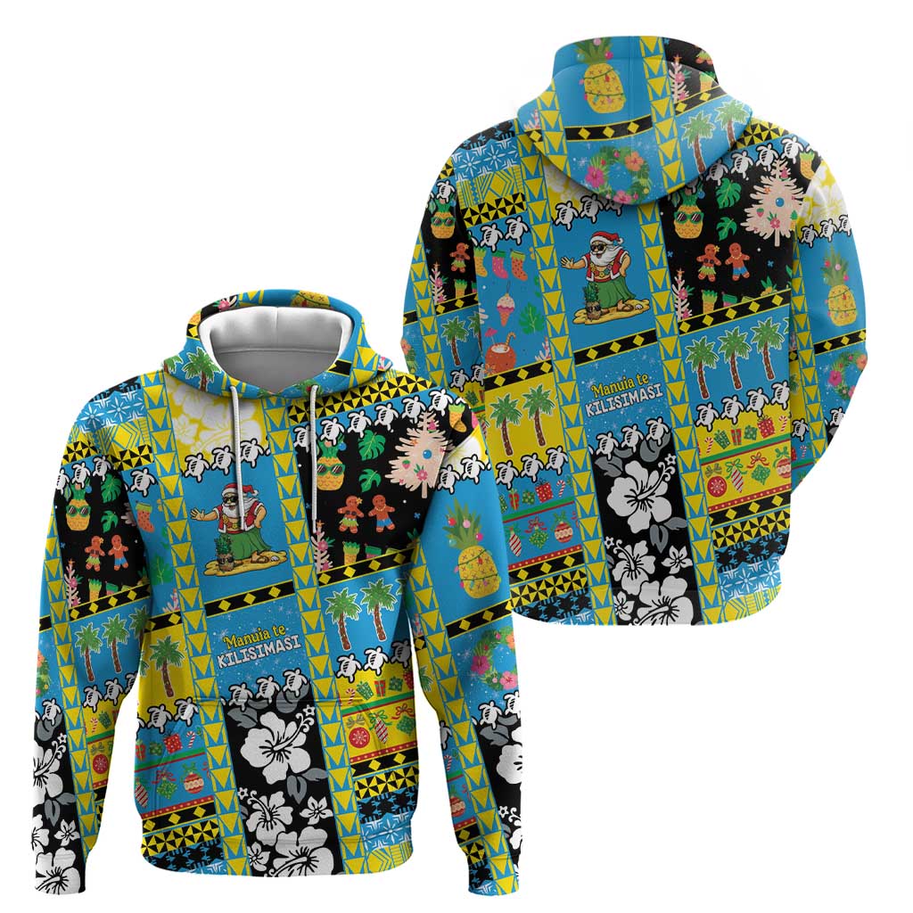 Tuvalu Christmas Hoodie Festive Beach Vibes - Polynesian Pride