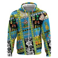 Tuvalu Christmas Hoodie Festive Beach Vibes - Polynesian Pride