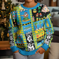 Tuvalu Christmas Kid Ugly Christmas Sweater Festive Beach Vibes - Polynesian Pride