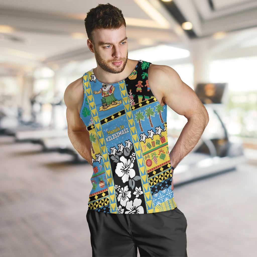 Tuvalu Christmas Men Tank Top Festive Beach Vibes - Polynesian Pride