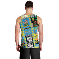 Tuvalu Christmas Men Tank Top Festive Beach Vibes - Polynesian Pride