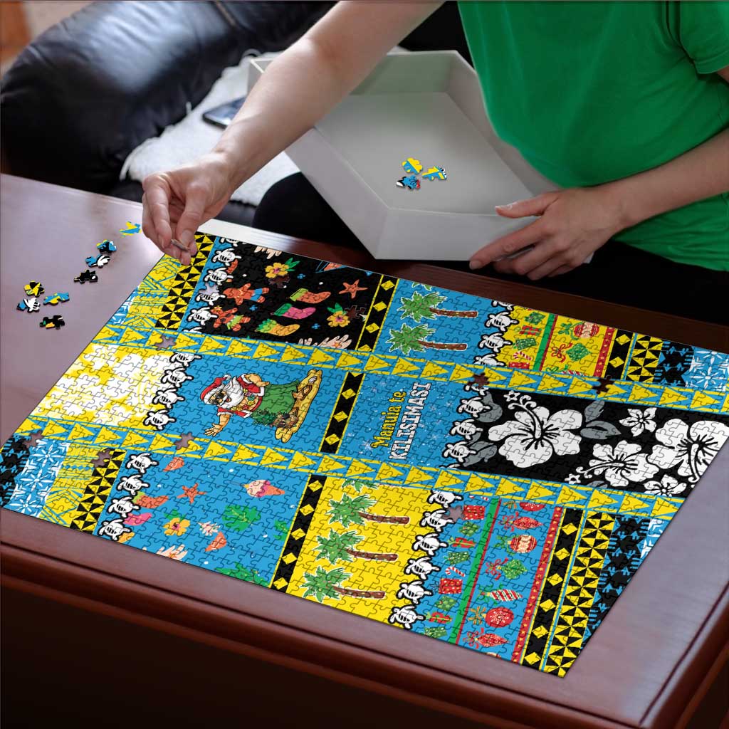 Tuvalu Christmas Puzzle Festive Beach Vibes - Polynesian Pride