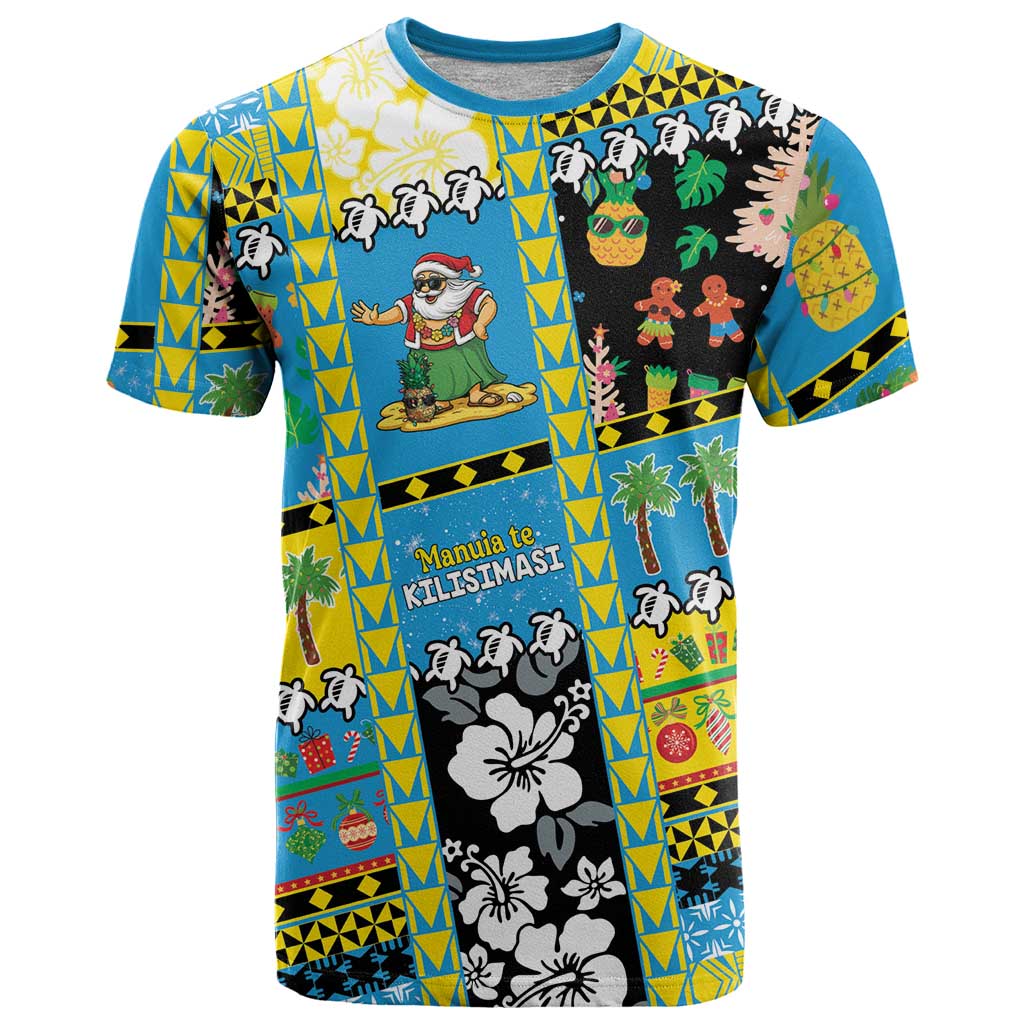 Tuvalu Christmas T Shirt Festive Beach Vibes - Polynesian Pride