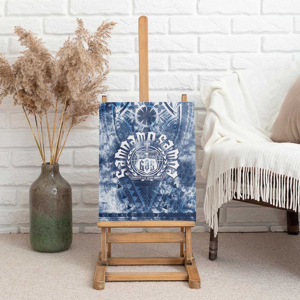Samoa 685 Canvas Wall Art Polynesian Pattern Tie Dye Style