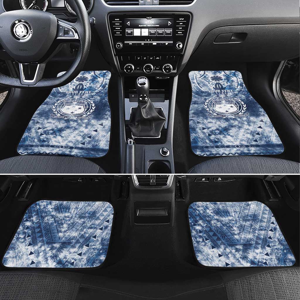 Samoa 685 Car Mats Polynesian Pattern Tie Dye Style