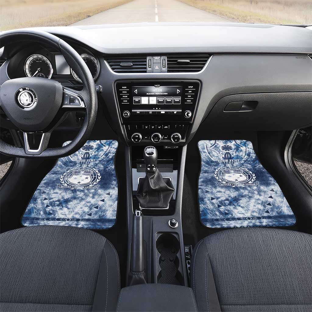 Samoa 685 Car Mats Polynesian Pattern Tie Dye Style