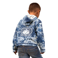 Samoa 685 Kid Hoodie Polynesian Pattern Tie Dye Style