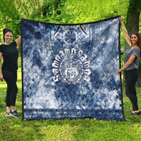 Samoa 685 Quilt Polynesian Pattern Tie Dye Style