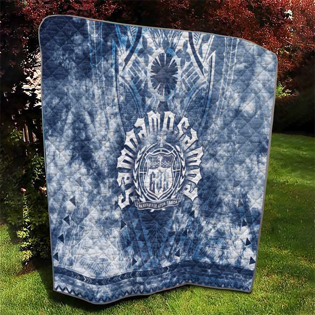 Samoa 685 Quilt Polynesian Pattern Tie Dye Style