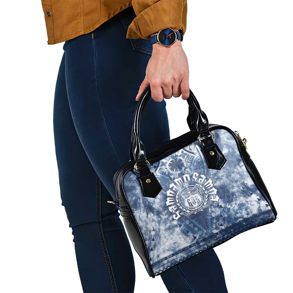 Samoa 685 Shoulder Handbag Polynesian Pattern Tie Dye Style