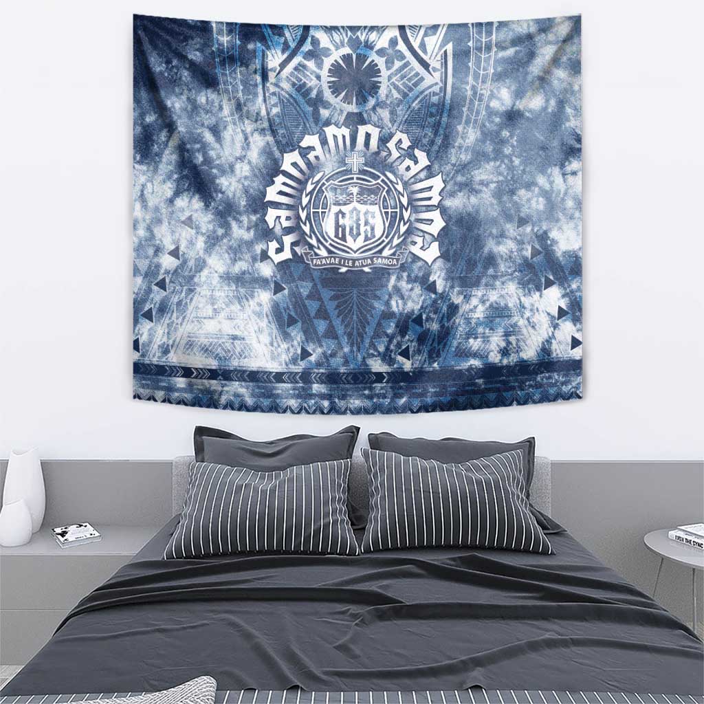 Samoa 685 Tapestry Polynesian Pattern Tie Dye Style