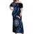 Personalized Northern Mariana Islands Off Shoulder Maxi Dress Ocean Floral Pattern