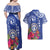 Hafa Adai Northern Mariana Islands Couples Matching Off Shoulder Maxi Dress and Hawaiian Shirt Polynesian Tribal Pattern