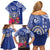 Hafa Adai Northern Mariana Islands Family Matching Off Shoulder Short Dress and Hawaiian Shirt Polynesian Tribal Pattern