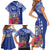 Hafa Adai Northern Mariana Islands Family Matching Short Sleeve Bodycon Dress and Hawaiian Shirt Polynesian Tribal Pattern