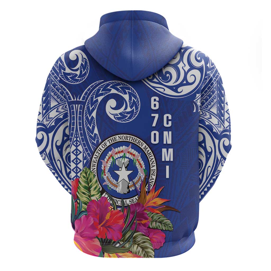 Hafa Adai Northern Mariana Islands Hoodie Polynesian Tribal Pattern