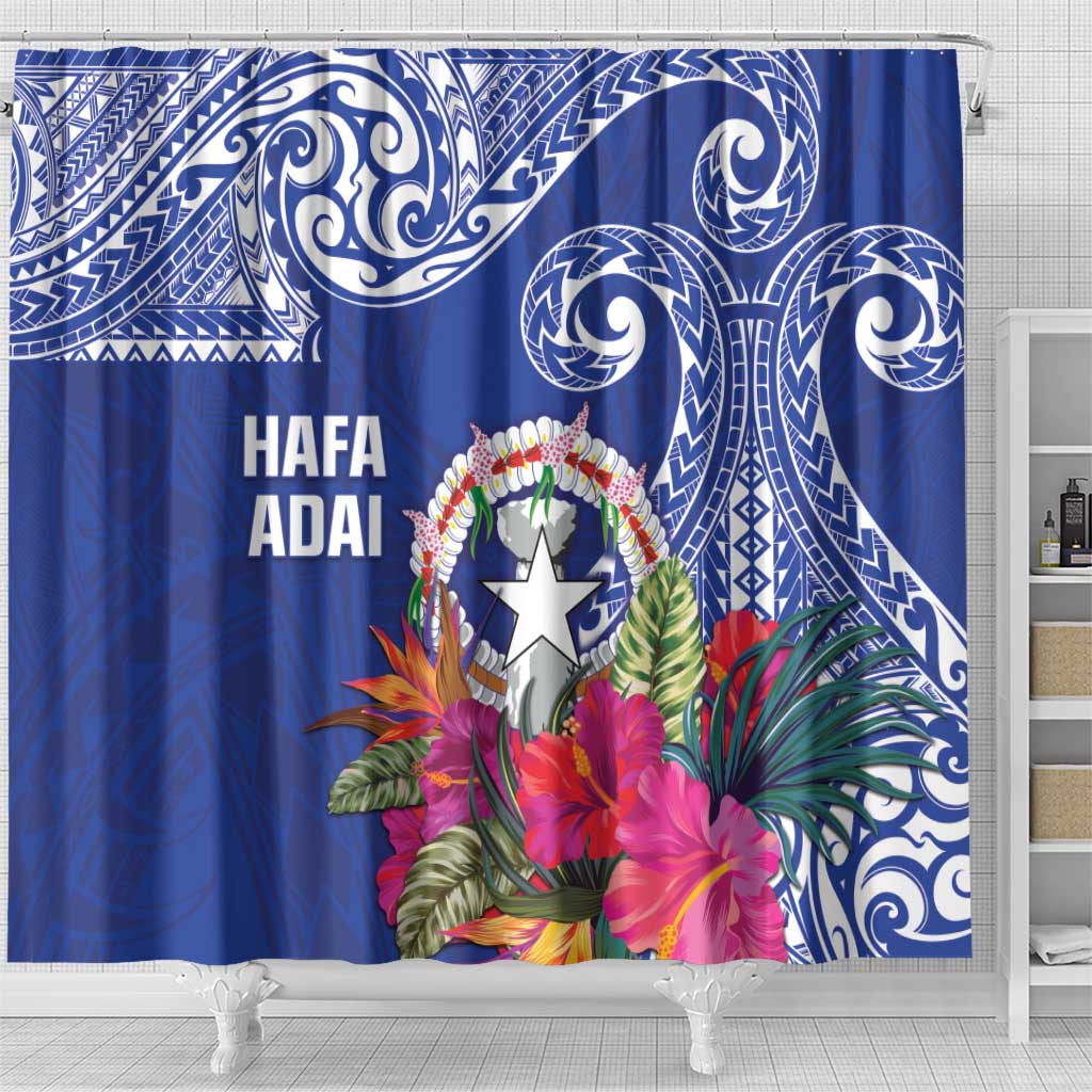 Hafa Adai Northern Mariana Islands Shower Curtain Polynesian Tribal Pattern LT05