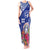 Hafa Adai Northern Mariana Islands Tank Maxi Dress Polynesian Tribal Pattern