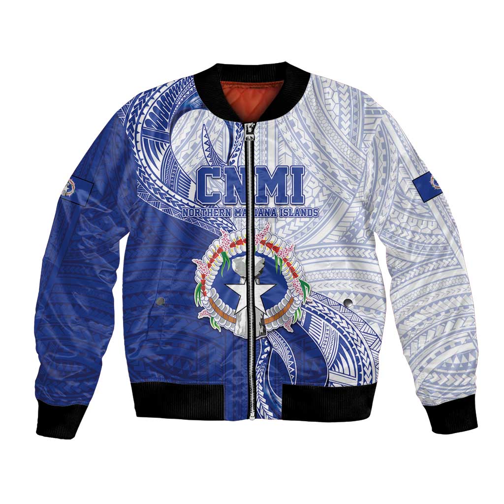 Personalized Northern Mariana Islands Bomber Jacket CNMI Seal