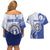 Personalized Northern Mariana Islands Couples Matching Off Shoulder Short Dress and Hawaiian Shirt CNMI Seal