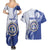 Personalized Northern Mariana Islands Couples Matching Summer Maxi Dress and Hawaiian Shirt CNMI Seal