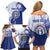 Personalized Northern Mariana Islands Family Matching Off Shoulder Short Dress and Hawaiian Shirt CNMI Seal