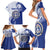 Personalized Northern Mariana Islands Family Matching Short Sleeve Bodycon Dress and Hawaiian Shirt CNMI Seal