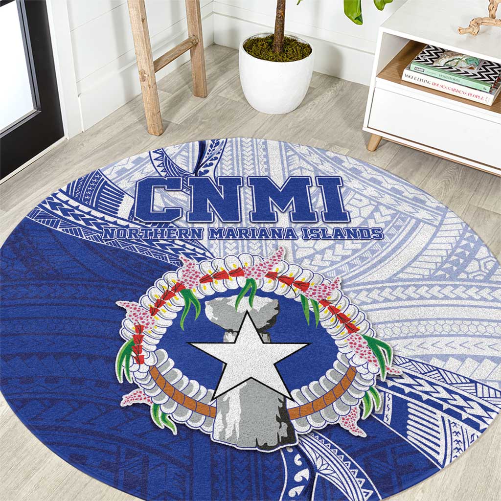 Northern Mariana Islands Round Carpet CNMI Seal LT05