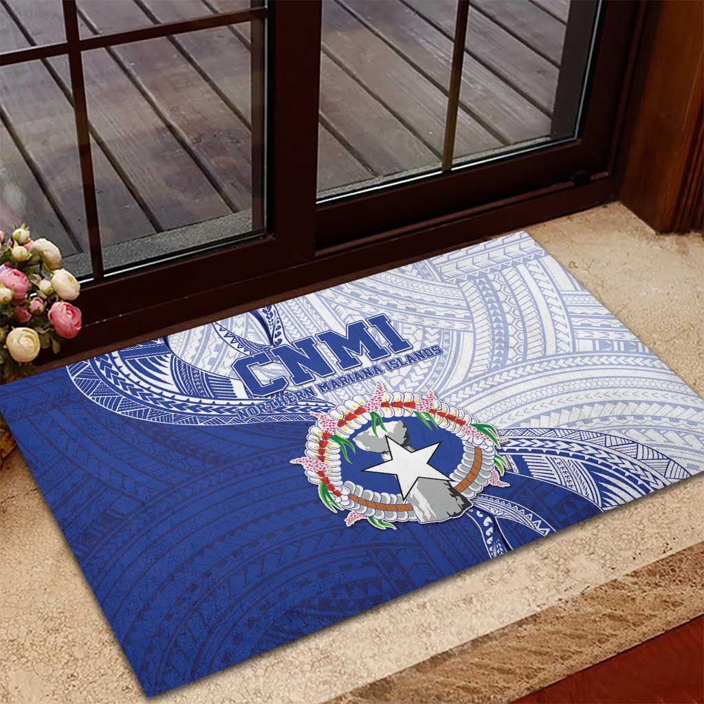 Northern Mariana Islands Rubber Doormat CNMI Seal LT05