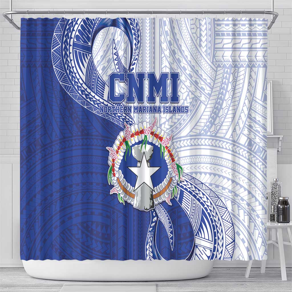 Northern Mariana Islands Shower Curtain CNMI Seal LT05