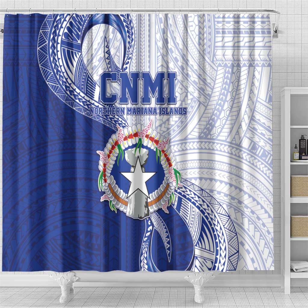 Northern Mariana Islands Shower Curtain CNMI Seal LT05