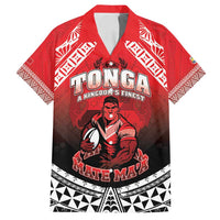 Custom Rugby Tonga MMT Family Matching Summer Maxi Dress and Hawaiian Shirt Mana O Tonga - Polynesian Pride