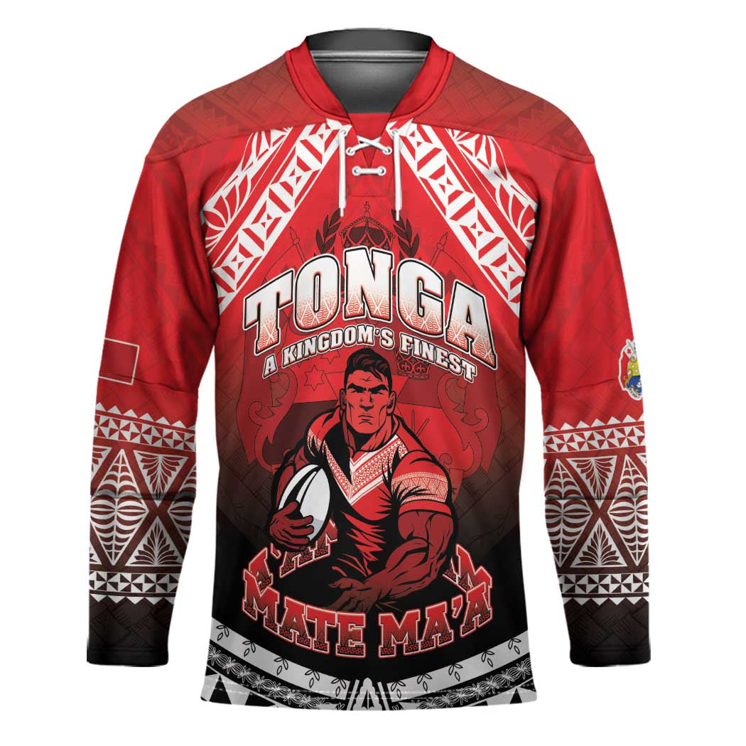 Custom Rugby Tonga MMT Hockey Jersey Mana O Tonga - Polynesian Pride