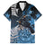 New Zealand Huia Bird Family Matching Long Sleeve Bodycon Dress and Hawaiian Shirt Aotearoa Maori Pattern