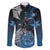 New Zealand Huia Bird Family Matching Mermaid Dress and Hawaiian Shirt Aotearoa Maori Pattern
