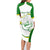 Custom Tailevu Rugby Family Matching Long Sleeve Bodycon Dress and Hawaiian Shirt Fiji Tapa Pattern LT05 - Polynesian Pride