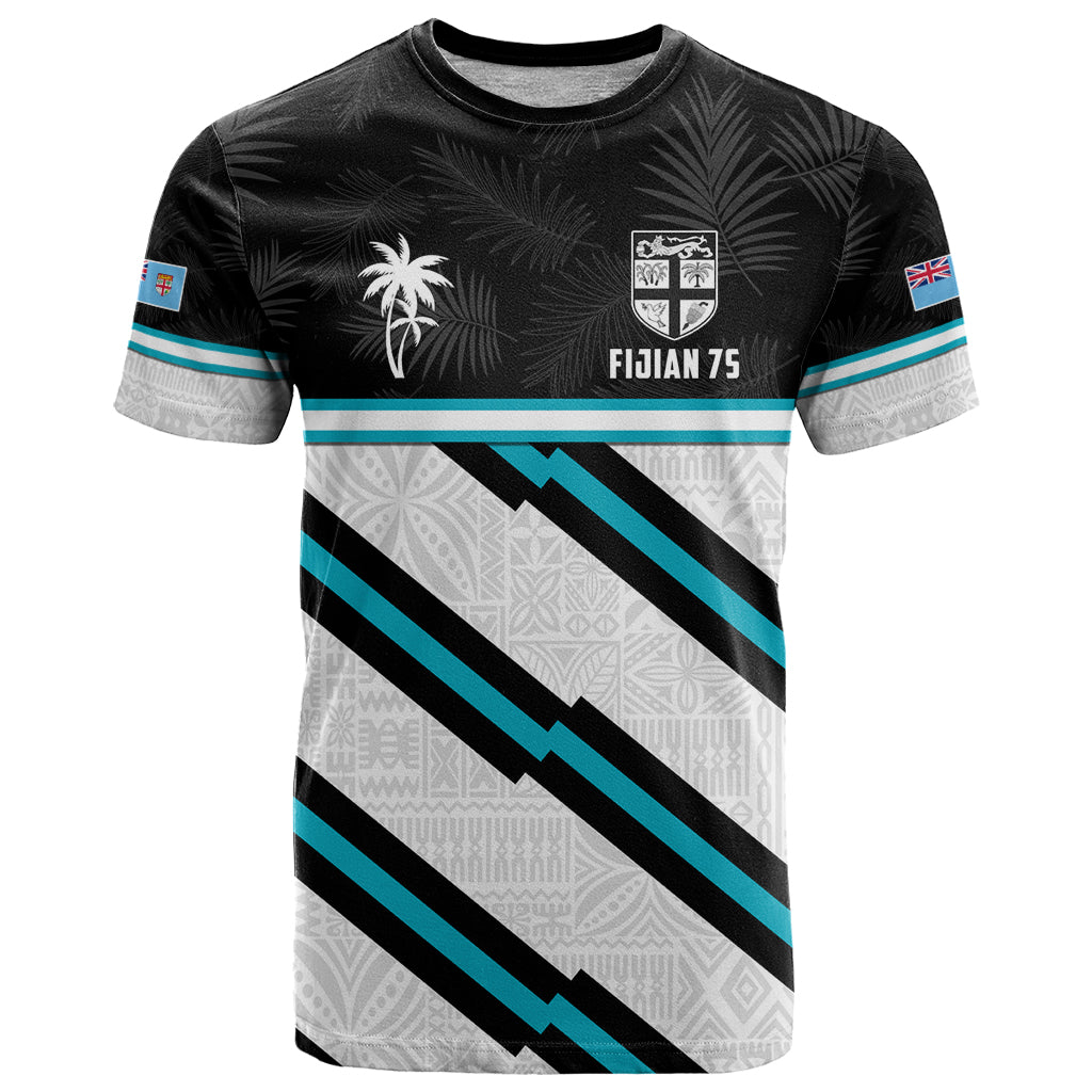 Custom Fiji Rugby T Shirt Fijian 7s With Tapa Pattern LT05 White - Polynesian Pride