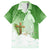 Happy Palm Sunday Hawaiian Shirt With Polynesian Pattern LT05 Green - Polynesian Pride