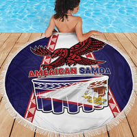 American Samoa Flag Day Beach Blanket Flag Style