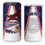 Personalised American Samoa Flag Day 4 in 1 Can Cooler Tumbler Flag Style