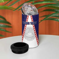 Personalised American Samoa Flag Day 4 in 1 Can Cooler Tumbler Flag Style