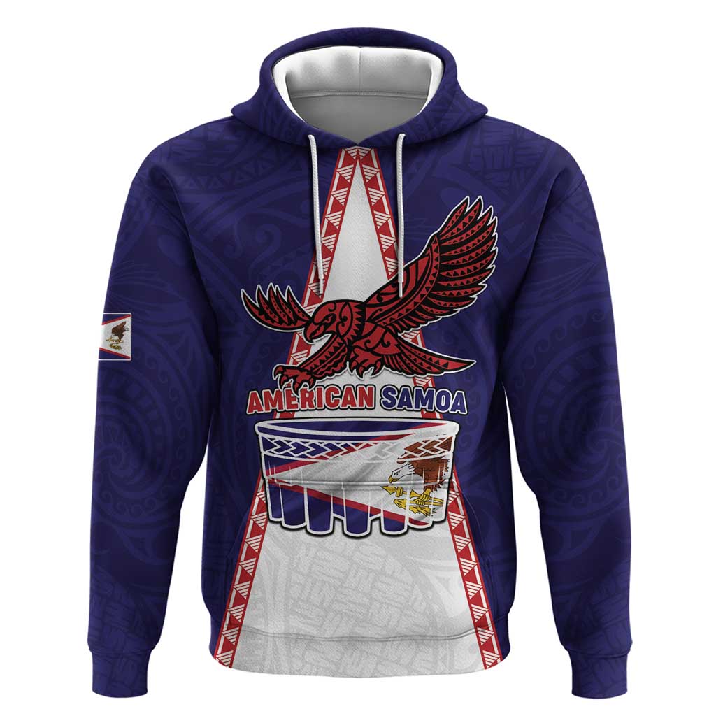 Personalised American Samoa Flag Day Hoodie Flag Style