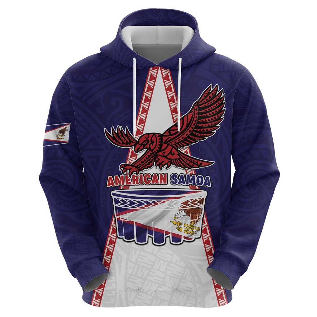 Personalised American Samoa Flag Day Hoodie Flag Style