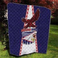 American Samoa Flag Day Quilt Flag Style