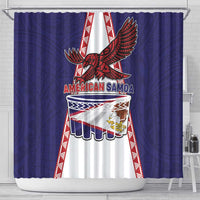 American Samoa Flag Day Shower Curtain Flag Style