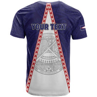Personalised American Samoa Flag Day T Shirt Flag Style