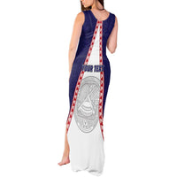 Personalised American Samoa Flag Day Tank Maxi Dress Flag Style