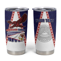 Personalised American Samoa Flag Day Tumbler Cup Flag Style