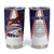 Personalised American Samoa Flag Day Tumbler Cup Flag Style