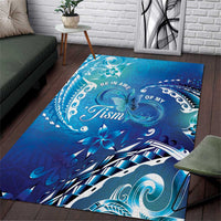 Polynesia Autism Awareness Area Rug Be In Awe Of My 'Tism